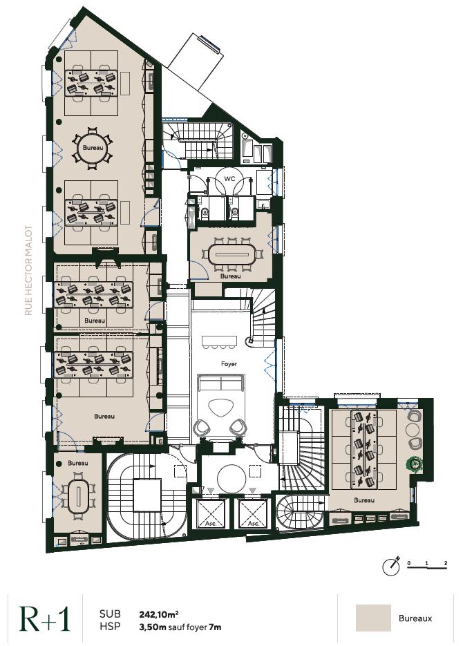 Bureau Paris 1988m² Vente bureau Paris OVBUR2312414 18